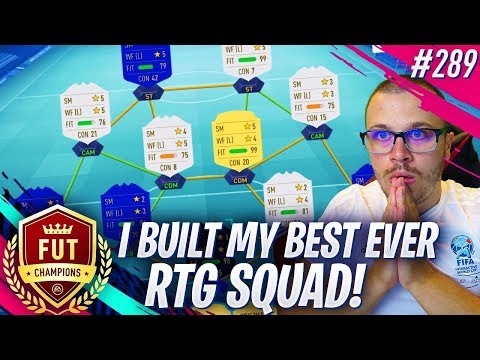 FIFA 19 I BUILT MY BEST EVER RTG SQUAD! MY NEW INSANE PLAYERS FOR FUT CHAMPIONS!