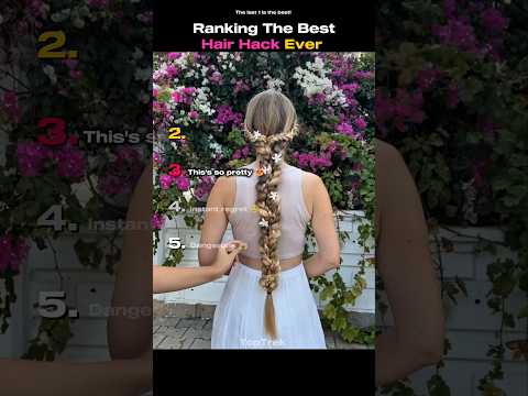 Ranking The Best Hair Hack Ever (Part 8) 💖✨#ranking #usa #tiktokviral