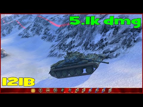 WOT Blitz / 121B / 5 frags / 5.1k dmg
