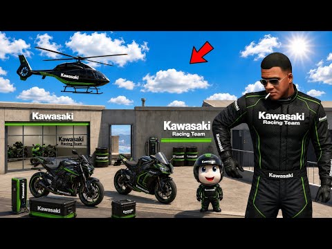 FRANKLIN OPENED A NEW KAWASAKI BIKE SHOWROOM IN GTA 5