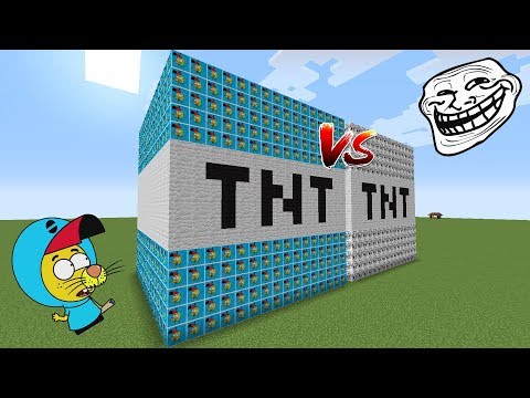 KRAL ŞAKİR VS TROLL TNT ŞANS BLOKLARI - Minecraft