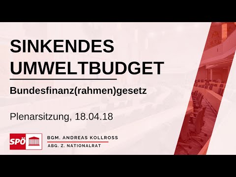Andreas Kollross - Kritik am fehlenden Umweltbudget