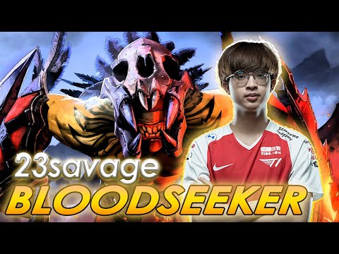 CRAZY BLOODSEEKER GAME BY 23SAVAGE FULL GAMEPLAY. Dota 2 Pro Gameplay Highlights