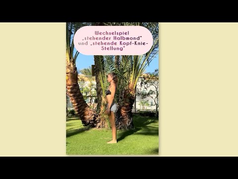 Wechselspiel stehender Halbmond und stehende Kopf-Knie-Stellung 