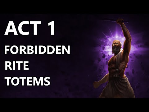 Leveling with Penguin Act 1 - Forbidden Rite Totem Templar Hierophant | Path of Exile