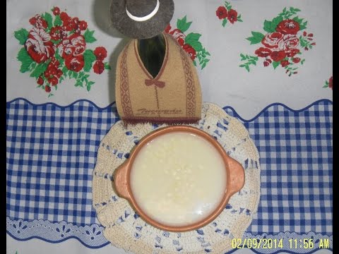 Como preparar Mazamorra Argentina Receta