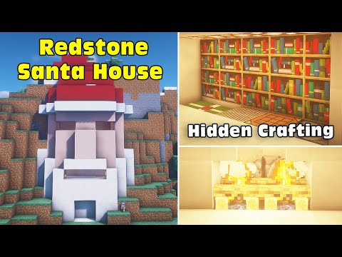 Unbelievable! 3 Insane Redstone Builds in Minecraft! 🎅🏡 (Tutorial)