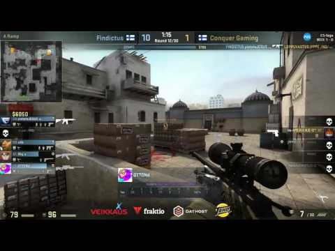 Findictusin ottoNd "kiittää, kuittaa ja naputtaa" CS-finaalissa