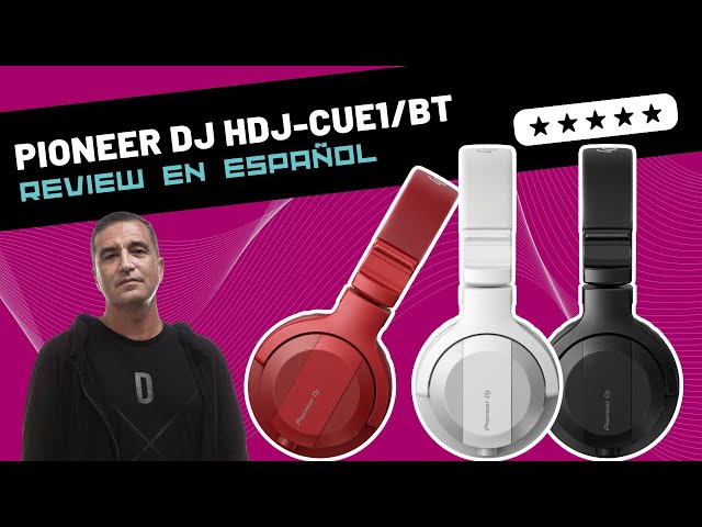 Vídeo relacionado con Pioneer DJ HDJ-CUE1BT-W Auriculares Bluetooth DJ Profesional Blancos