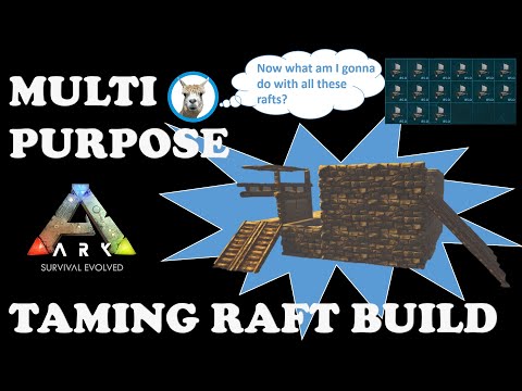 Be Ready for Ark Survival Ascended with this Versatile Taming Raft Build