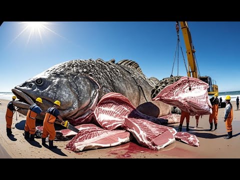 Catch & Cook: 200kg Giant Grouper Sashimi 🔪