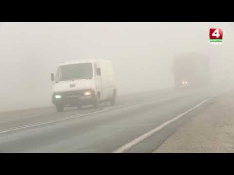 Гомельщину накрыл туман видео