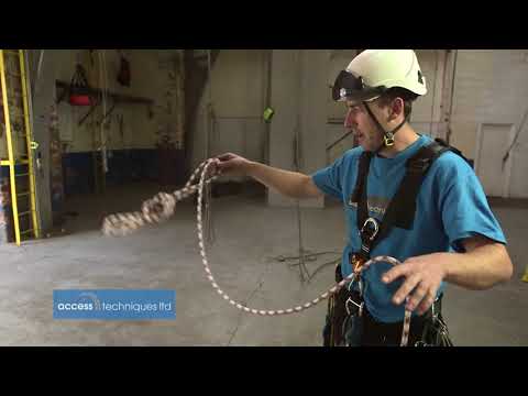 Rigging a pull through for access from the ground, Access Techniques Ltd online video cutter com