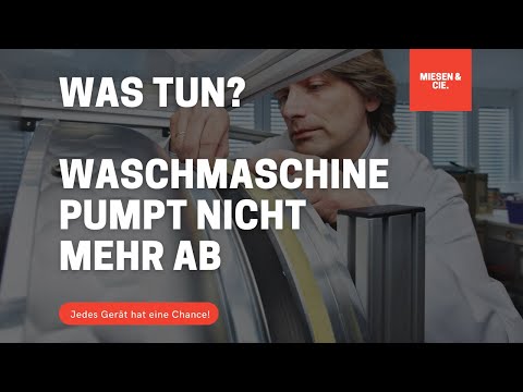 Die Waschmaschine pumpt nicht mehr ab? So kann jeder den Fehler beheben!