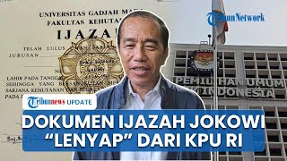 Dokumen Ijazah Jokowi "Lenyap" dari Penyimpanan KPU RI, Klaim Gegara Pindah Gudang Arsip