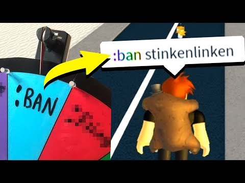 USING A SPIN WHEEL FOR ADMIN COMMANDS! (Roblox)