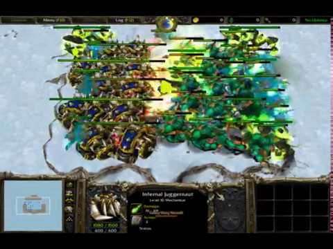 (Comment Request) 12 Infernal Juggernaut vs 16 Naga Royal Guard (Fully Upgrade) 1080p