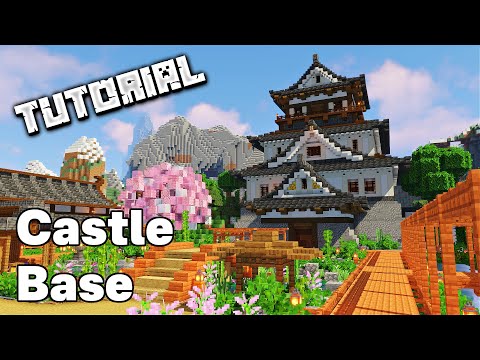 Fantasy Japanese Castle Base: Part 2 | Minecraft Tutorial