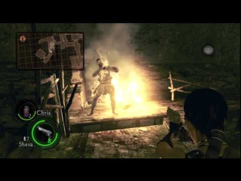 Let's Play Resident Evil 5 *Co-Op w/ Getsumara* #22: Ah! The Light! IT BUUURNS!