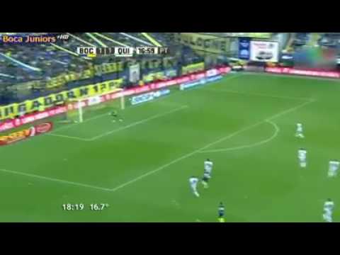Gol de Benedetto (2-1) / BOCA JUNIORS 4-1 QUILMES - Fecha 4 Torneo Argentino 2016/17