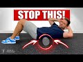How To Foam Roll Your Lower Back The RIGHT Way! [BETTER RESULTS]