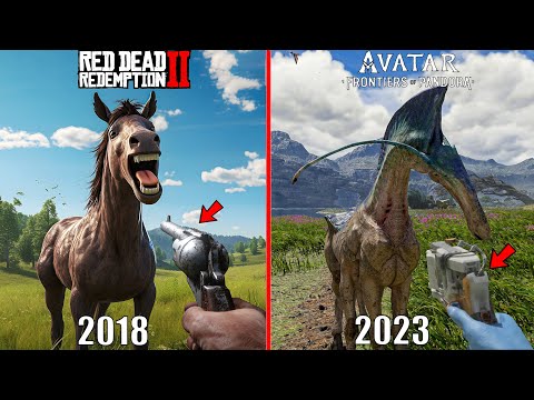 Avatar: Frontiers of Pandora VS Red Dead Redemption 2 Physics Details Graphics Comparison PART-2 4K