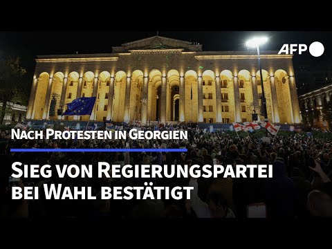 Georgien: Neuauszählung bestätigt Wahlsieg von Regierungspartei | AFP