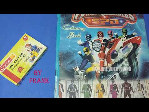 Sketch With Frank - "Power Rangers SPD" Coloring Epi 17 - Completed Overview