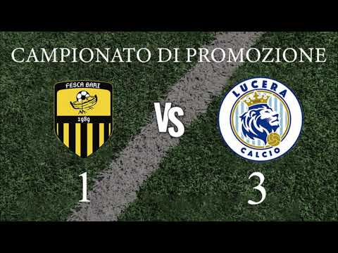 Fesca Bari sv Lucera calcio 1-3  All Goals & Highlights Campionato di Promozione Girone A