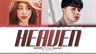 Download lagu NAYEON 'Heaven (feat. Sam Kim)' Lyrics (나연 Heaven 가사) [Color Coded_Eng] | ShadowByYoongi mp3