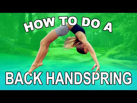 BACK HANDSPRING TUTORIAL : Simple Step-by-Step Guide