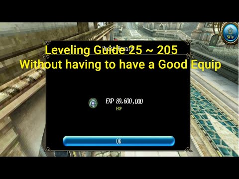 Toram Online ~ Leveling Guide 25 ~ 205 Without having to have a Good Equip