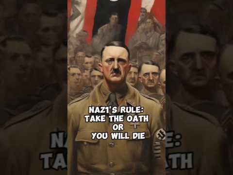 OATH WHO MAKE HITLER AS A SAINT??! | GERMAN ARMY OATH #ytshorts #yearofyou #history #adolfhitler