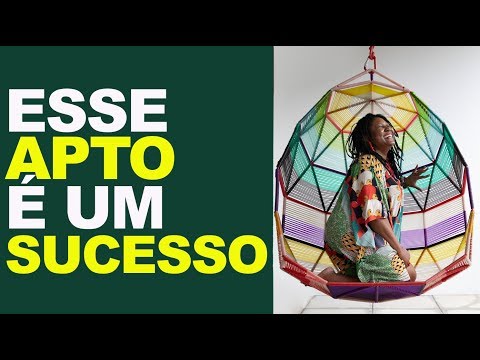 APARTAMENTO SUPER MODERNO COM MÓVEIS DE DESIGN E HISTÓRIA LINDA DE SUCESSO