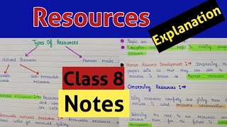 Resources class 8 | resources chapter 1 class 8 | resources class 8 geography | resources