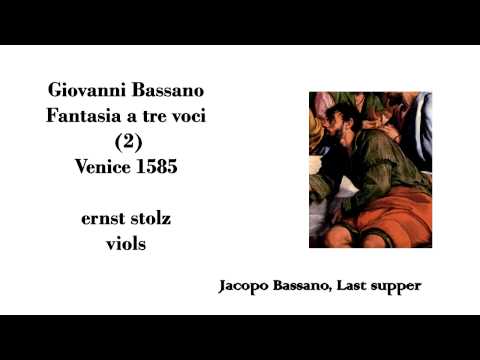 Fantasia a 3 voci No 2 by Giovanni Bassano - viol consort