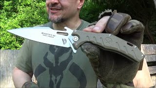 Strange Knife Sighted ($14) Folding Knife Review - HOKC Temu Knife