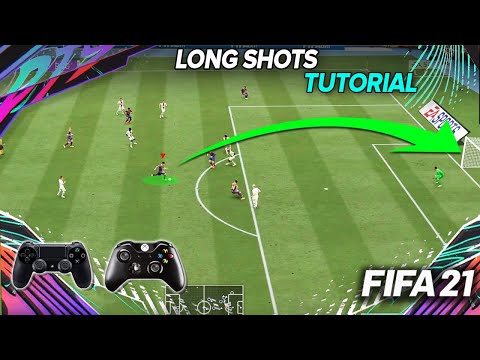 FIFA 21 LONG SHOTS TUTORIAL - THE SECRETS TO SCORE GOALS FROM LONG SHOTS in FIFA 21 - TIPS & TRICKS!