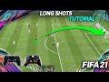 FIFA 21 LONG SHOTS TUTORIAL - THE SECRETS TO SCORE GOALS FROM LONG SHOTS in FIFA 21 - TIPS & TRICKS!