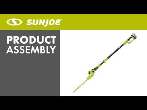 24V-PHT17-LTE - Sun Joe 24-Volt IONMAX Cordless Pole Hedge Trimmer Kit - Assembly Animation