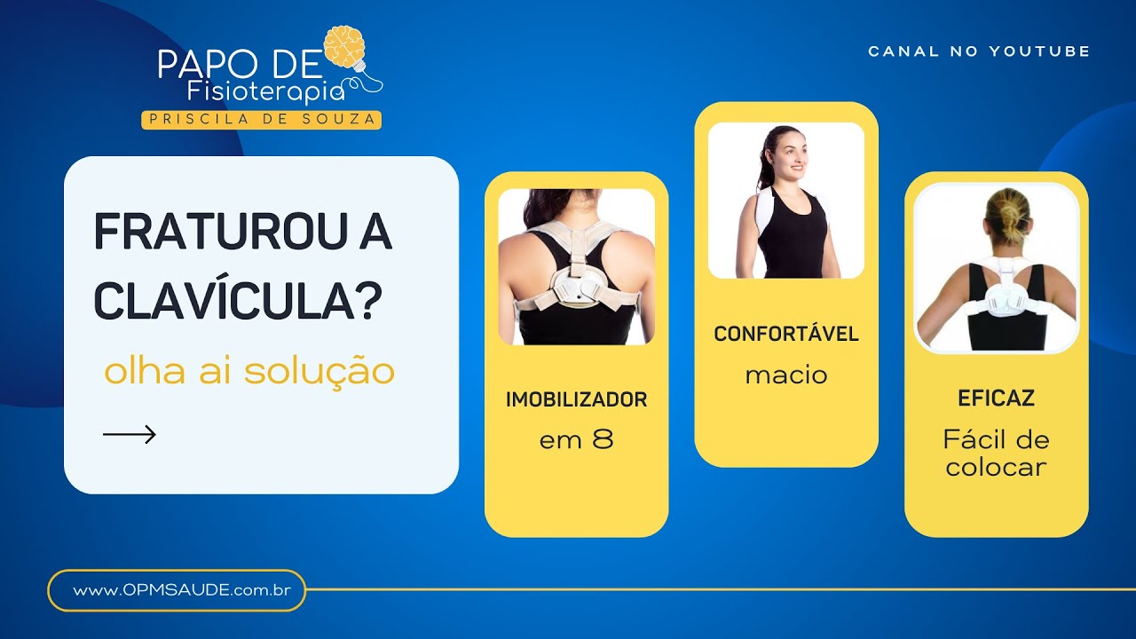 Fraturou a clavícula? veja esse vídeo que vai te ajudar a usar o imobilizador em 8.