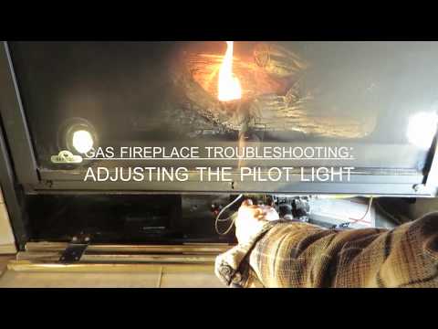 YouTube video about: How to adjust pilot light on napoleon gas fireplaces?