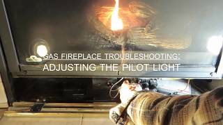Obadiah&#39;s: Gas Fireplace Troubleshooting - Adjusting The Pilot Light