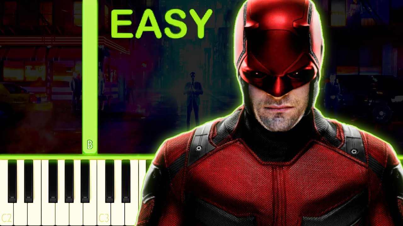 DAREDEVIL THEME - EASY Piano Tutorial