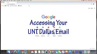 Accessing Your UNTD Email
