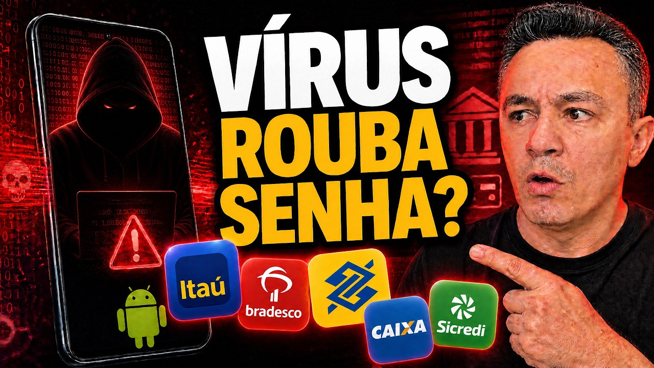🚨 NÃO ENTRE NO APP DO SEU BANCO ANTES DE VER ISSO! NOVO VIRUS