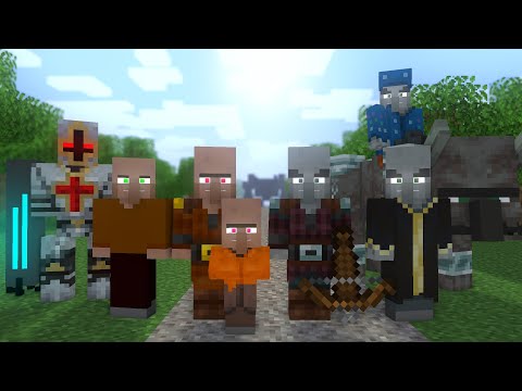 Villager Vs Pillager: Full Movie (All Episode) - Minecraft Animation