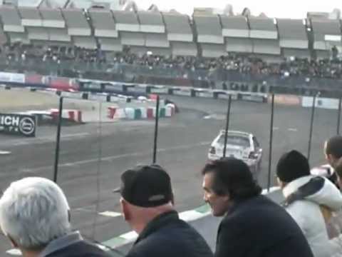 Miki Biasion vs Alex Fiorio semifinale Bettega Motorshow 2011 Bologna Lancia Delta
