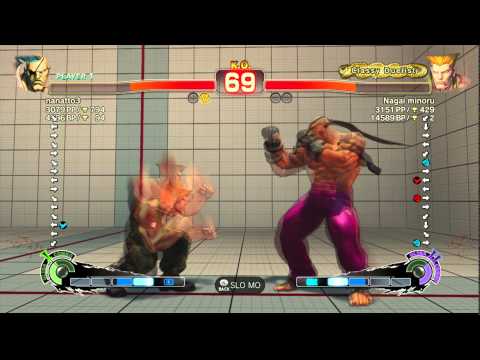 USFIV~ Guile (Nagai minoru) vs.  Sagat (nanatto3) HD