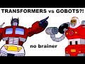 80s Transformers Vs GoBots No Brainer